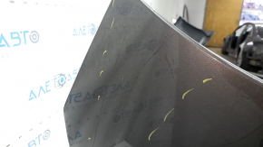 Bare rear bumper Audi A4 B9 20-25 for parking sensors, graphite LX7H, without plug, parking sensor mounts are peeling off, scratches, cobwebs