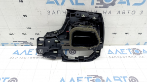 Left front panel air vent deflector for Audi A4 B9 20-25, gloss black