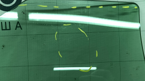 Front right door glass Audi Q3 83A 19-25 scratches