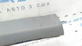 Upper right front pillar trim Audi A4 B9 18-25 gray, needs cleaning, broken guide