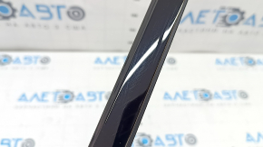 Molding door-glass central front left Audi Q3 83A 19-25 black gloss, worn, scratches