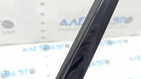 Molding door-glass central front left Audi Q3 83A 19-25 black gloss, worn, scratches