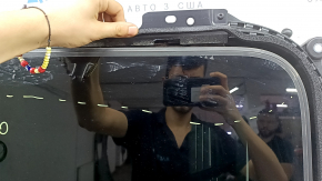 Sunroof assembly Audi A4 B9 17-25 gray curtain, glass in glue, scratch on the curtain