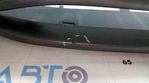 Bare front bumper Audi A4 B9 20-25 for 2 parking sensors, without towing hook plug, graphite, chips, scratches