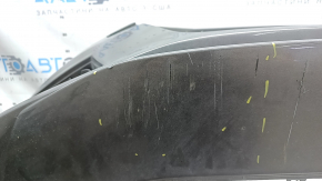 Bare front bumper Audi A4 B9 20-25 for 2 parking sensors, without towing hook plug, graphite, chips, scratches