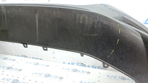 Bare front bumper Audi A4 B9 20-25 for 2 parking sensors, without towing hook plug, graphite, chips, scratches