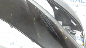 Bare front bumper Audi A4 B9 20-25 for 2 parking sensors, without towing hook plug, graphite, chips, scratches