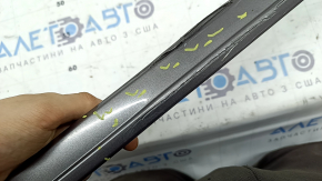 Left threshold molding Audi A4 B9 20-25 graphite, cracked, scratches