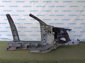 Front left quarter of Audi Q5 80A 18-25 sawed off with central pillar, blue
