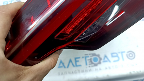 Right inner trunk lid light for Audi A4 B9 20-25 sedan LED, with cover, crack under glass