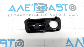 Rear center console trim for Audi Q3 83A 19-25, black, small, for cigarette lighter and USB Hub, scratched
