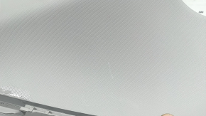 Upper left rear pillar trim Hyundai Ioniq 17-22 gray, scratches, whitened plastic