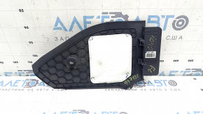 Left side center console trim Hyundai Ioniq 17-22 HEV, PHEV black, worn