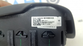 Airbag in the steering wheel, driver's side, Tesla Model Y 20-25, black