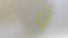 Tesla Model Y 20-25 white PPSW front right door, bare, chips, scratches, nicks