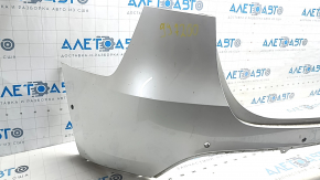 Upper rear bare bumper Tesla Model Y 20-25 white PPSW, for 6 parking sensors