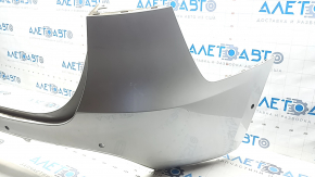 Upper rear bare bumper Tesla Model Y 20-25 white PPSW, for 6 parking sensors