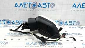 Left side mirror assembly Audi Q3 83A 19-24 14+2+5, auto-folding, auto-dimming, camera, turn signal, heated, BSM, white