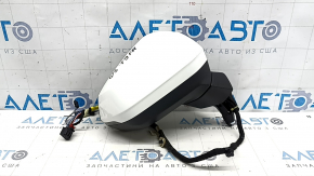 Right side mirror assembly Audi Q3 83A 19-25 14+2+5, auto-folding, auto-dimming, camera, turn signal, heating, BSM, white, scratches