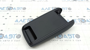 Armrest Audi Q3 83A 19-25 black leather with gray stitching