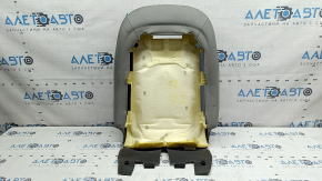 Hyundai Ioniq 17-19 passenger seat back upholstery, beige leather, perforated, heated