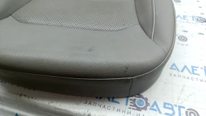 Hyundai Ioniq 17-19 passenger seat cushion upholstery, beige leather, perforated, heated, dry-cleanable