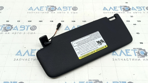Right visor Audi Q3 83A 19-25 black, without hook, for lighting, broken mount