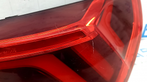 Right outer fender light Audi Q3 83A 19-25 LED, scratches, cracked glass