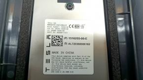 Outer left center pillar trim for Tesla Model Y 20-25 with camera, minor scratches, covered in glue
