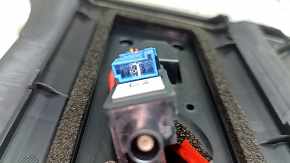 Outer left center pillar trim for Tesla Model Y 20-25 with camera, minor scratches, covered in glue
