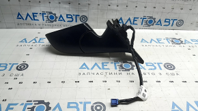 Left side mirror assembly Tesla Model Y 20-25 13 pins, white PPSW, without cover, in glue
