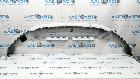 Front bumper lip Audi Q3 83A 19-23 S-Line, white, scratches, broken mount