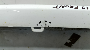 Front bumper lip Audi Q3 83A 19-23 S-Line, white, scratches, broken mount