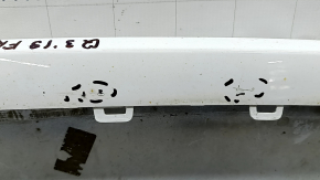 Front bumper lip Audi Q3 83A 19-23 S-Line, white, scratches, broken mount