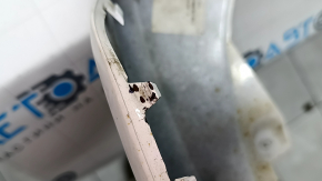 Front bumper lip Audi Q3 83A 19-23 S-Line, white, scratches, broken mount