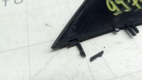 Triangle mirror cover, outer front right Tesla Model Y 20-25, black gloss, broken fasteners