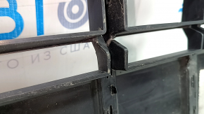 Radiator grill assembly Audi Q3 83A 19-25 black gloss, without emblems, broken moldings, cracked