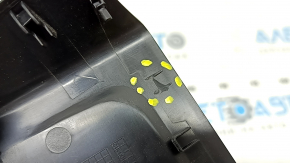 The interior mirror cover for the Audi Q3 83A 19-25 is black, with broken fasteners and scratches
