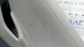 Door trim, rear right card, Hyundai Ioniq 17-19, black with beige, with armrest, beige leather, scratches, dry-cleanable
