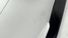 Door trim, rear left card, Hyundai Ioniq 17-19, black with beige, with armrest, beige leather, worn, dry-cleanable
