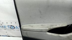 Door trim, front left card, Hyundai Ioniq 17-19, black beige, with armrest, beige leather, for memory and tweeter, for Infinity acoustics, worn, for dry cleaning