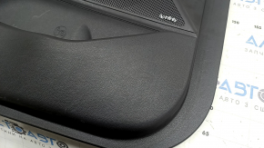 Door trim, front left card, Hyundai Ioniq 17-19, black beige, with armrest, beige leather, for memory and tweeter, for Infinity acoustics, worn, for dry cleaning
