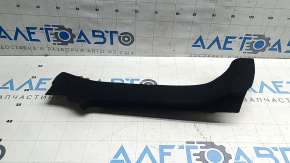 Left trunk liner trim for Tesla Model Y 20-25, black, for 3 rows