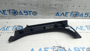 Left trunk liner trim for Tesla Model Y 20-25, black, for 3 rows