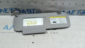 Left visor Tesla Model Y 20-25 gray, without hook, dry cleanable