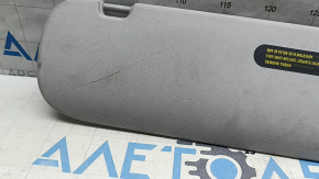 Left visor Tesla Model Y 20-25 gray, without hook, dry cleanable