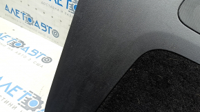 Tesla Model Y 20-25 black lower trunk door trim, with speaker grilles, scratches, needs cleaning
