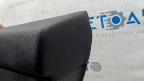 Tesla Model Y 20-25 front right door panel, black leather, with backlighting, matte trim, with suede insert, with window control, with door opening button, peeling insert, scratches, broken leather