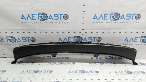 The lower grille of the front bumper of the Hyundai Ioniq 17-22 is gray, scratches, a fragment is missing, cracked, the mount is cracked