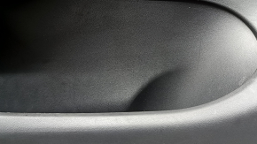 Tesla Model Y 20-25 front left door panel, black leather, with backlighting, matte trim, with suede insert, with power window controls, with door opening button, scuffs, peeling insert and armrest